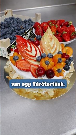 Túrós gyümölcsös torta 💙
