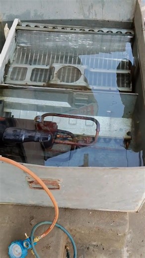 Split Ac Outdoor Leakage testing #acservice #airconditioner