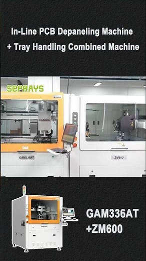 🚀 In-Line Automatic PCB Router with Tray Handling