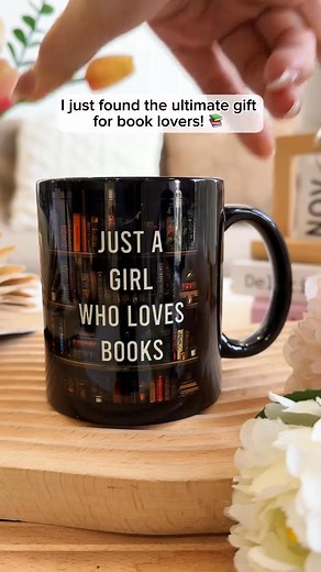  Warning: May Cause Sudden Reading Binges & Infinite Daydreams! Customize this mug and let your bookish heart shine with every sip. 殺️https://dreamlygifts.com/products/just-a-girl-who-loves-books-personalized-mug-330 | Dreamly Gifts Store | Facebook