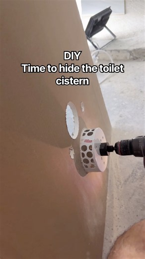 DIY Building a drywall toilet cistern cover