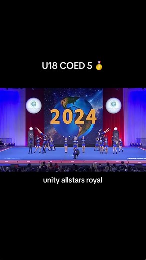 Bringing Gold to the 🇬🇧 - U18 Coed 5 Cheerleading | Unity Allstars