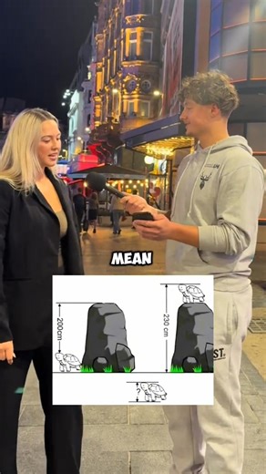 How tall is the turtle? No one can solve this 😂 #streetinterview #visualpuzzle #brainteaser | Jayjosephtv