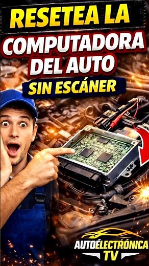 Reset your car's computer without a scanner! #automotiveelectronics #automobile