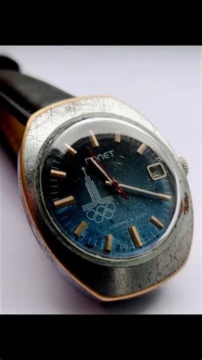 Soviet Olympic Watch Poljot #vintagewatch #watch #madeinussr #sovietunion #wristwatch #poljot