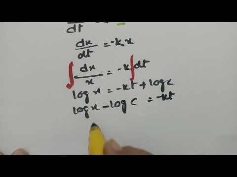 Law of Natural Growth or Decay - Differential Equations of first order-Concept-Formula-Made Easy!