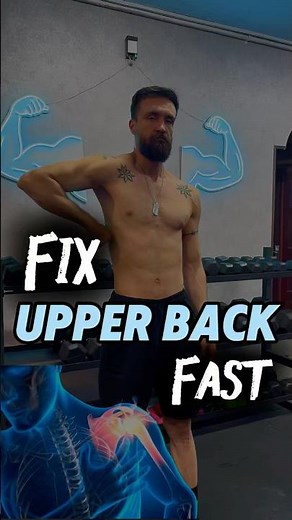 Best Exercise to Fix Pain Between Shoulder Blades 🔥💪🏻 ‪@MiladRahimifit‬