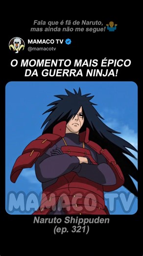644K views · 25K reactions | #anime #otaku #naruto #geek #sasuke #itachi #sakura #kakashi #uchiha #obito #madara #hashirama #minato #hokage #tsunade #boruto #sarada #saradauchiha #animes #narutoshippuden #narutoxboruto | Mamaco TV | Facebook