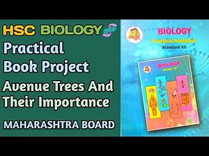 Class 12th Biology Project: Importance of Avenue Trees | Maharashtra Board