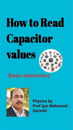 How to read Capacitor values, Basic electronics, class 12 physics #physics