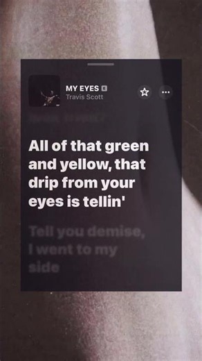 MY EYES | Travis Scott