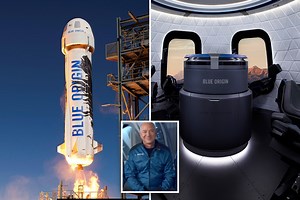 Inside Bezos' 60ft Blue Origin rocket where everyone gets a window seat