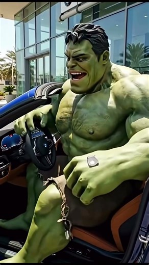 🤯 Hulk….माँ के लिए BMW M5 उठा लाया 😱🔥”#hulkcomedy #viralreels #ai