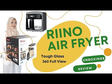 Riino Air Fryer Unboxing & Review | Best Choice Air Fryer 2022 | Malaysia