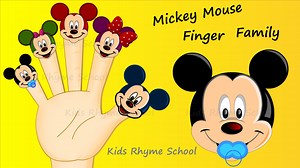 Mickey mouse finger family song │ #Fingerfamilysongs │Kids rhymes and songs