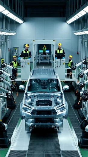 Inside the Fortuner Factory #factoryprocess #shorts #formula1