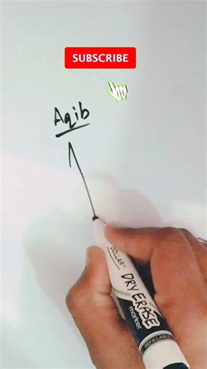 Aqib Name Signature #art