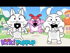 ‪@Kikipuppup‬ Guess The Colors | +Compilation | Color + Run Away | Nursery Rhymes