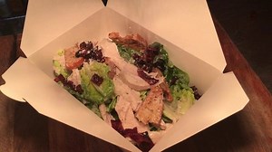 3.3K views · 22 reactions | Introducing our new menu addition... HAIL CAESAR SALAD! The ideal lighter lunch choice without sacrificing any taste 綾 Poached chicken, romaine lettuce, candied bacon, bruschettine croutons, caesar dressing, parmesan dust... Eat in or grab and go! Find us on Market Street, Newcastle, we're open from 11:30am - 5pm (-7pm Fri & Sat!) | Kracklin | Facebook