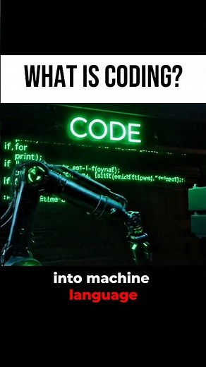 How Code Becomes Machine Language — From Human Instructions to 0s & 1s #coding #computer #binary