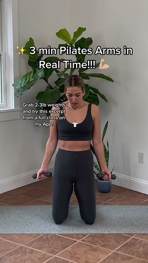 3 min Pilates Arms in Real Time!!! 💪🏼