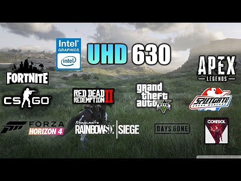 Intel UHD Graphics 630 Test in 10 Games - Intel HD 630 Gaming