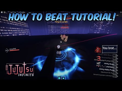 How to Beat Tutorial in Jujutsu Infinite! | Jujutsu Infinite Release Roblox