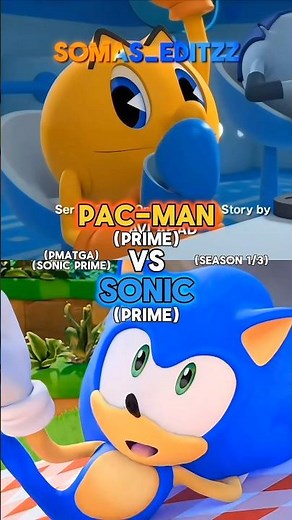 Pac-Man vs Sonic