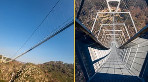 World's longest pedestrian suspension bridge opens in Portugal - JOE.co.uk