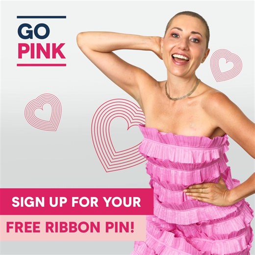 74 reactions | Think pink. Wear pink. Make a difference.  Challenge yourself to wear pink this June and raise funds for breast cancer research, in support of the 58 people in Australia diagnosed with breast cancer every day.  Sign up NOW & secure your FREE pink ribbon pin!  Make a pledge. Fundraise. Save lives. | National Breast Cancer Foundation | Facebook