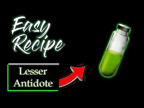How To Make Lesser Antidote Ark Survival Evolved - Recipe Lesser Antidote ark