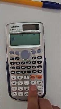 Calculatrice avec Complexes 📱 | كيفاش تخدم بآلة حاسبة #fonction ؟
