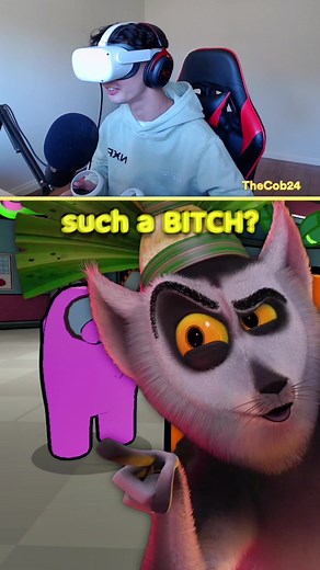 🇲🇬 They were NOT EXPECTING that ending 😂 #AmongUs #VR #KingJulien #Impressions #Trolling #Madagascar #AmongUsVR #fyp #Gaming #KingJulian #Troll #Sus #Impostor #Mort