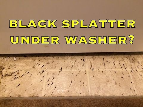 Washing Machine Leaking Grease or Oil from Bottom - Grease Under Machine - Oil Spray Bottom Washer