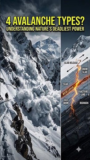 Why You Should Fear These 4 Avalanches #outdoors #winter