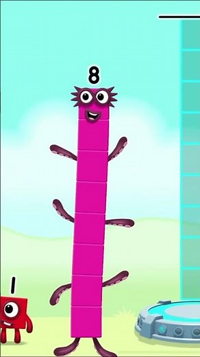 Numberblocks Learn to Count 1 & 8 in City Town Magic Run World New Season | Numberblocks Adventure