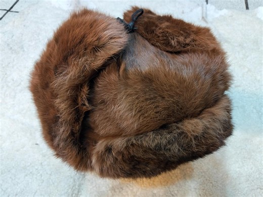 Handmade Rabbit Fur Hat – Genuine Rabbit Skin Winter Cap – Warm Natural Fur Hat – Vintage Style Fur Cap - Etsy