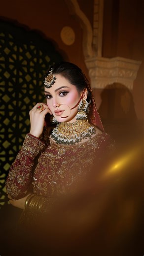 𝐒𝐀𝐍𝐀 𝐀𝐈𝐉𝐀𝐙 on Instagram: "Raani🤍 Every bride deserves to feel like royalty on her big day —and we’re here to make that happen! Signature Campaign exculusively shot in 🇵🇰 for @sanaaijazstudio Makeup Artist @sanaaijazstudio Dresse: @mehranbridalstudioo Jewellery: @qayyumjewels Muse: @ihusna_ali PR/Cordination: @resolvepr_ Location: @houseofthesets Production: @maribalviphotography Pakistan Bride | Bridal Campaign | Bride Trends 2026 | 🇨🇦Canada ✨ 2026 Bridal Bookings Are Now Open! ✨ S