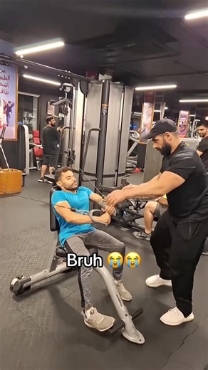Almost a disaster. 😂💀 (amarabdalaal7/IG) #gym #workout #fitness #gymtiktok #fail