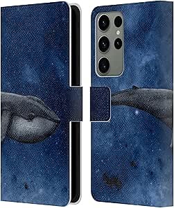 Head Case Designs Officially Licensed Barruf The Whale Animals Leather Wallet Case Compatible with Samsung Galaxy S23 Ultra 5G