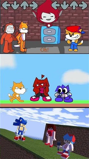 Sonic vs Scratch in Friday Night Funkin' - Epic FNF Mods Showdown! #fnf #fnfmods #funkinmashup #s...