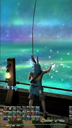 Catching a casual 82ft turtle in #FFXIV