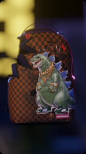 Unleash your inner monster with the Sprayzilla Side Bite Backpack—a colossal design that makes a huge impact wherever you go. | Sprayground