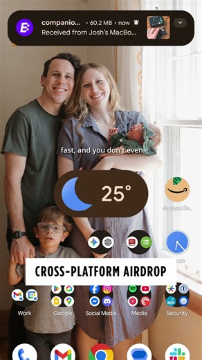 Cross platform airdrop for church creatives