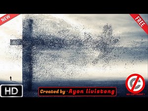 419, Free Christian Loop Background Video HD No Copyright / Cross dusk / Christian Background