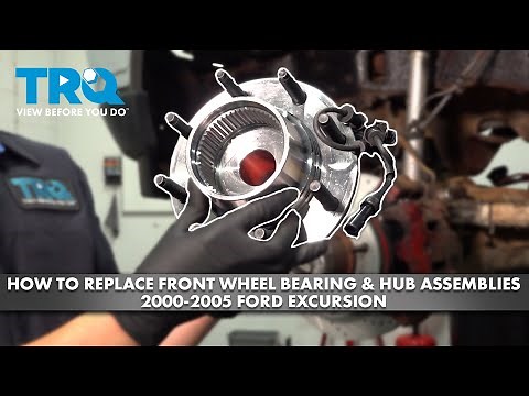 How to Replace Front Wheel Bearing & Hub Assemblies 2000-2005 Ford Excursion