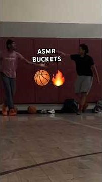 ASMR Buckets 🔈 🏀 #basketball #hoops #asmr #explore #shorts