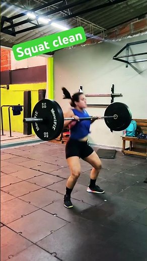 SQUAT CLEAN - CrossFit training #crossfit #squatclean