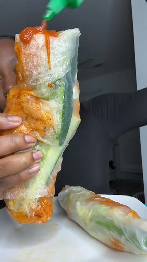 160K views · 2.1K reactions | Buldak spring rolls mukbang ❤️ #foodie #mukbang #spicynoodles #yummy #viral #asmr #eating #indianfoodie #lovefood #wingstop #chicken #foryou #memes #girl #blackgirl #food #spicy #explorepage #slime #indianfood #wings #love #meme #blackgirlmagic #satisfying #foryoupage #funny #photooftheday | Bibianne Ids | Facebook