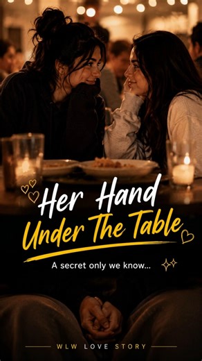 Her Hand Under The Table....A secret only we know...😍 #wlw #love